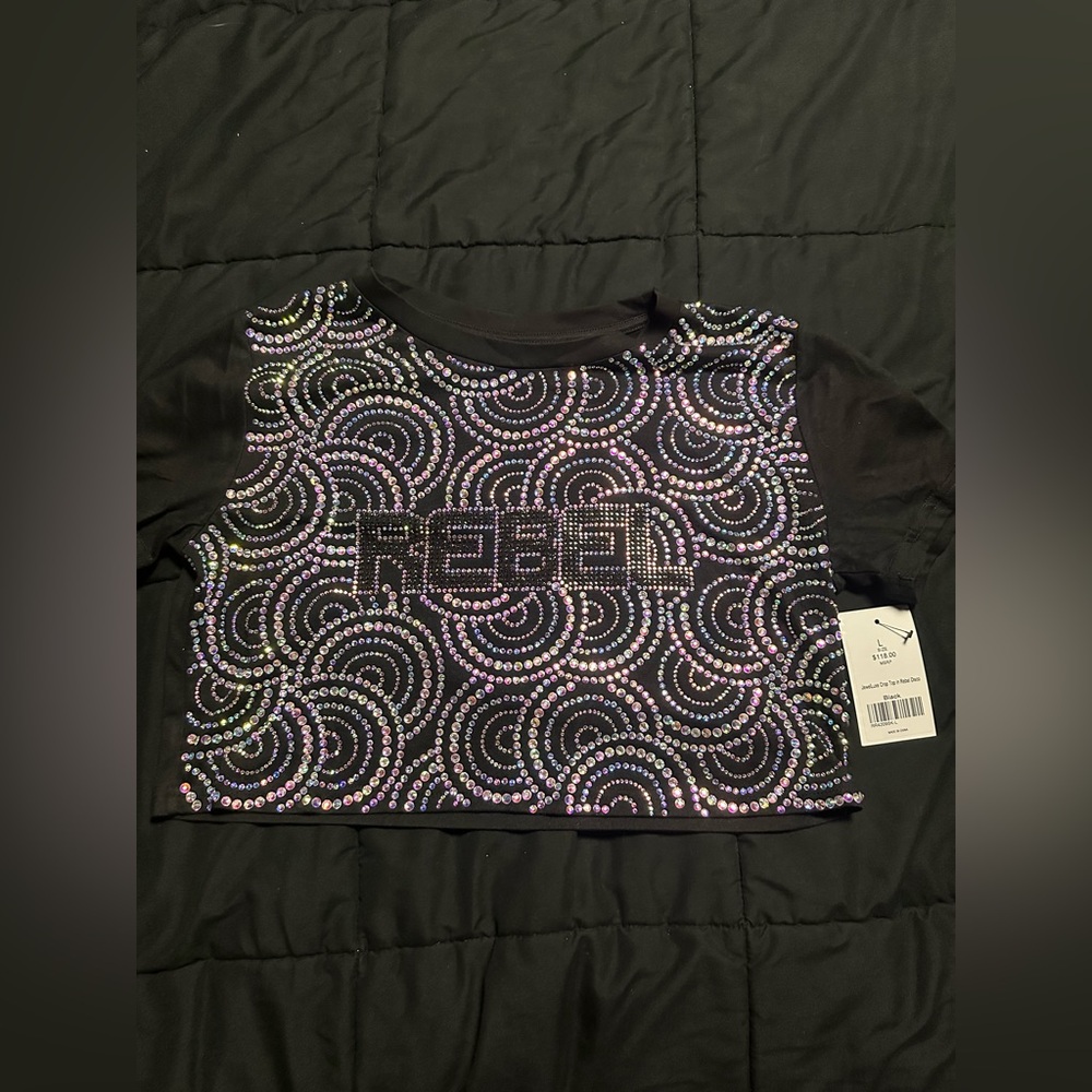 Rebel Athletic JewelLuxe crop top